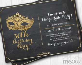 masquerade invites etsy
