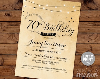 21st birthday invitation elegant twenty first invitations etsy