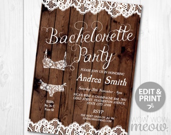 Bridal Shower Invitations Roaring 20s Invite 1920s Instant Etsy