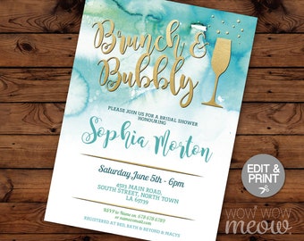 self editing printable invites