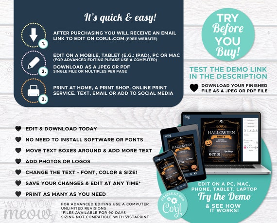 Halloween Party Invitations Printable House Party Monster Bash Etsy