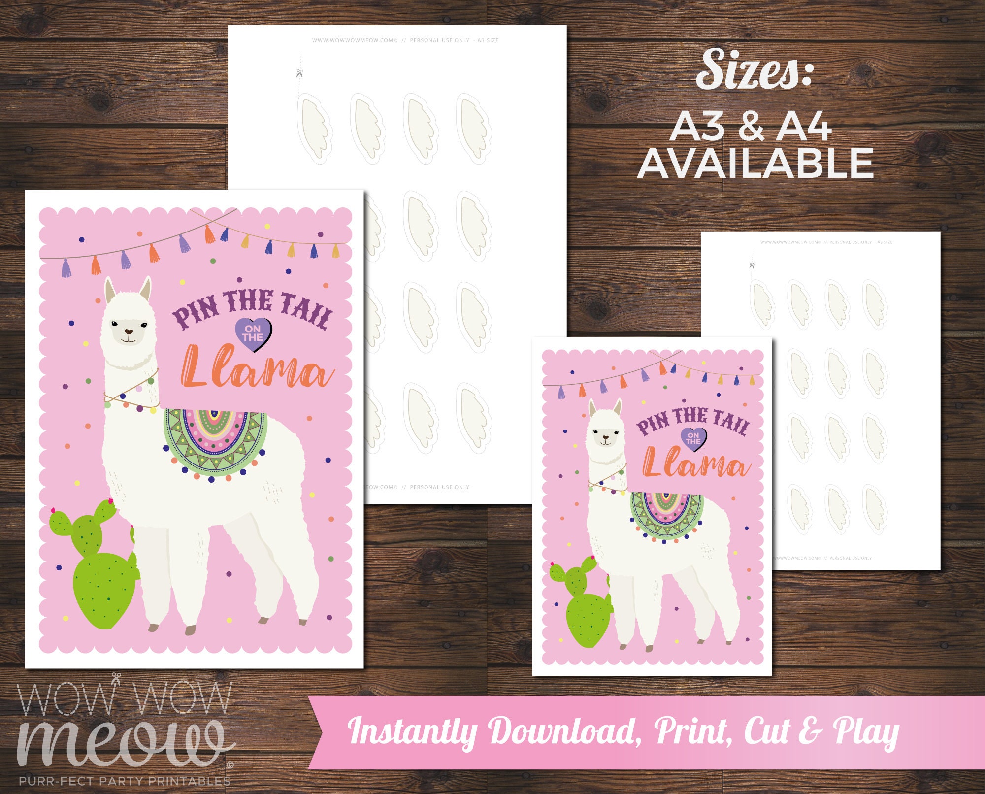 pin-the-tail-on-the-llama-game-printable-instant-download-rainbow-board-birthday-party-fun-pink-alpaca-girls-fun-children-activity-wcac024-etsy