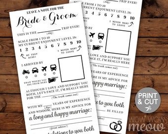 Wedding Mad Libs Printable Forms Activity Sheets Day Page - Print at Home - INSTANT DOWNLOAD Fun Marriage Game Advice Cards Notes