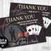 Secret Agent Thank You Card SPY Party Tags Printable INSTANT DOWNLOAD ...