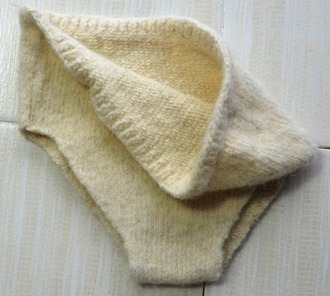 Woolen underwear S unisex panties/briefs Waist 5060cm Etsy