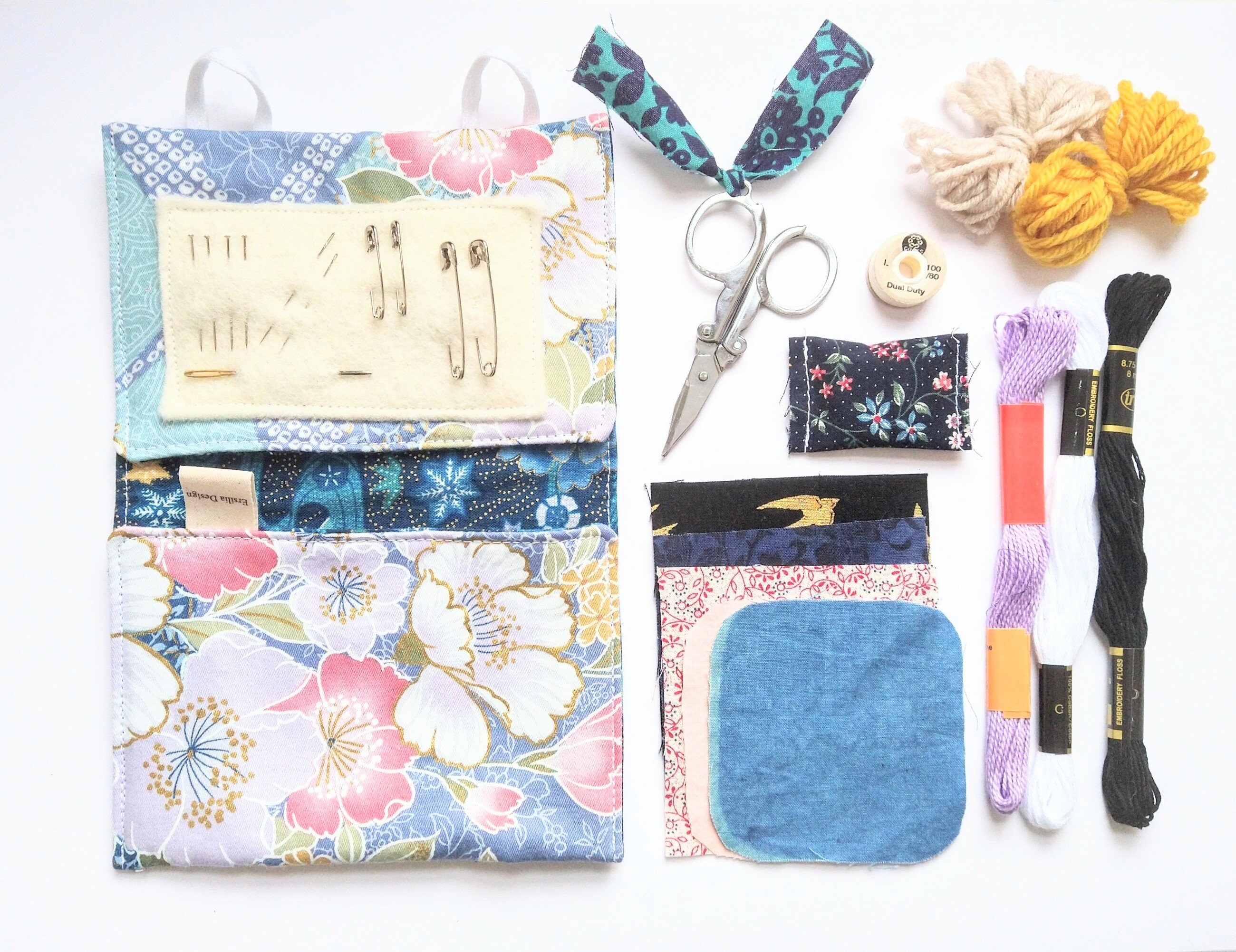 Sewing Kit for Adults, Knit Happy Sewing Kit Travel Repair Kit, Beginner Travel  Sewing Kit 