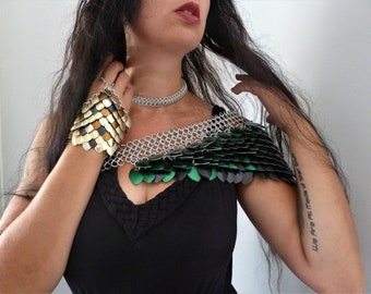 Fantasy Scalemaille Shoulder Piece