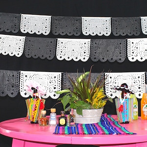 Day of the dead banner, Fiesta decoration, coco, Mexican fiesta, dia de muertos, Papel picado, Halloween, Cinco de Mayo, Fiesta decoration.