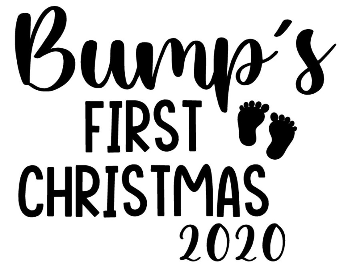 Bump's First Christmas SVG Etsy