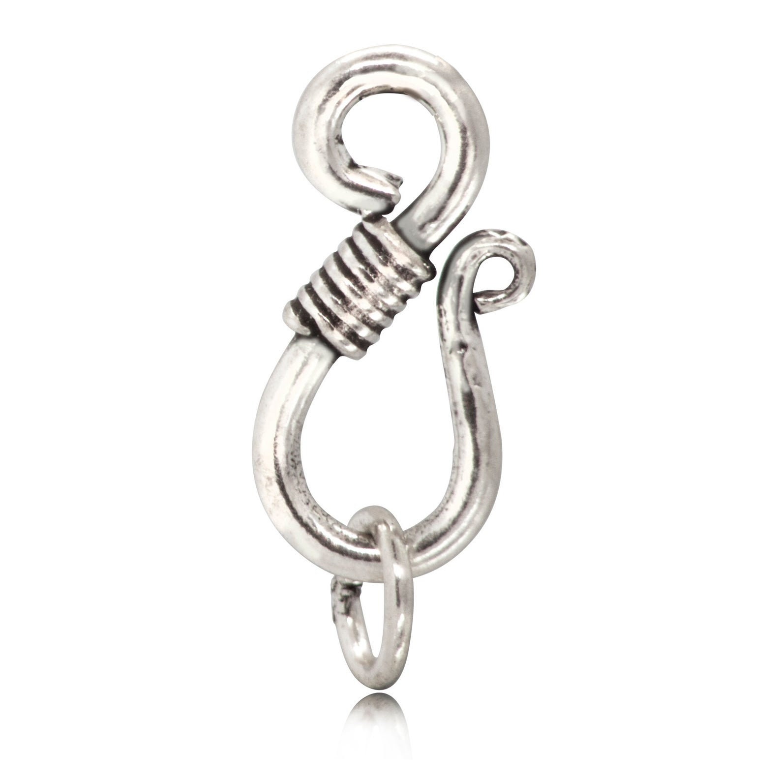 Sterling Silver Hook and Eye Clasp 14mm