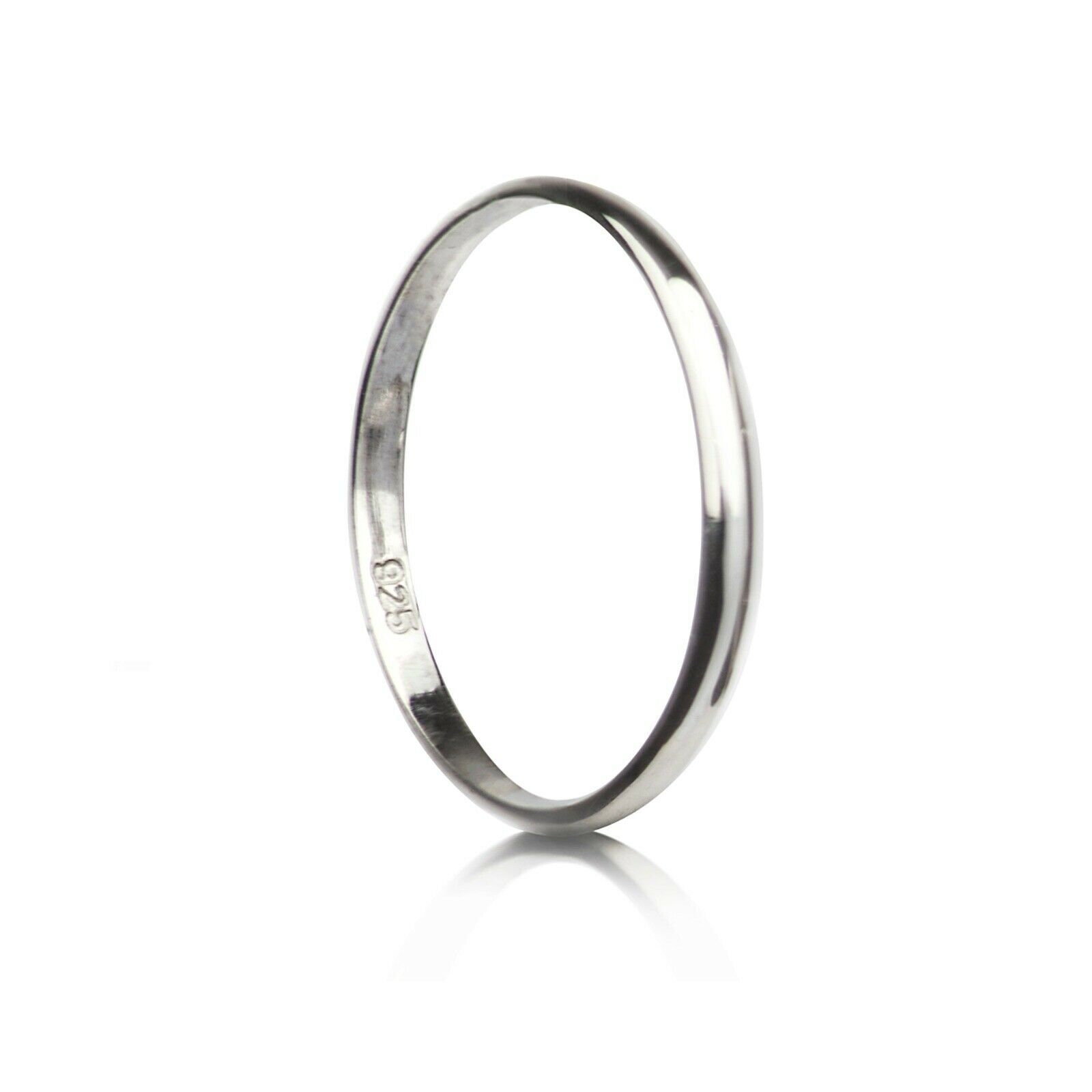 Plain silver band 2mm 3mm and 4mm thicknesswedding band Etsy