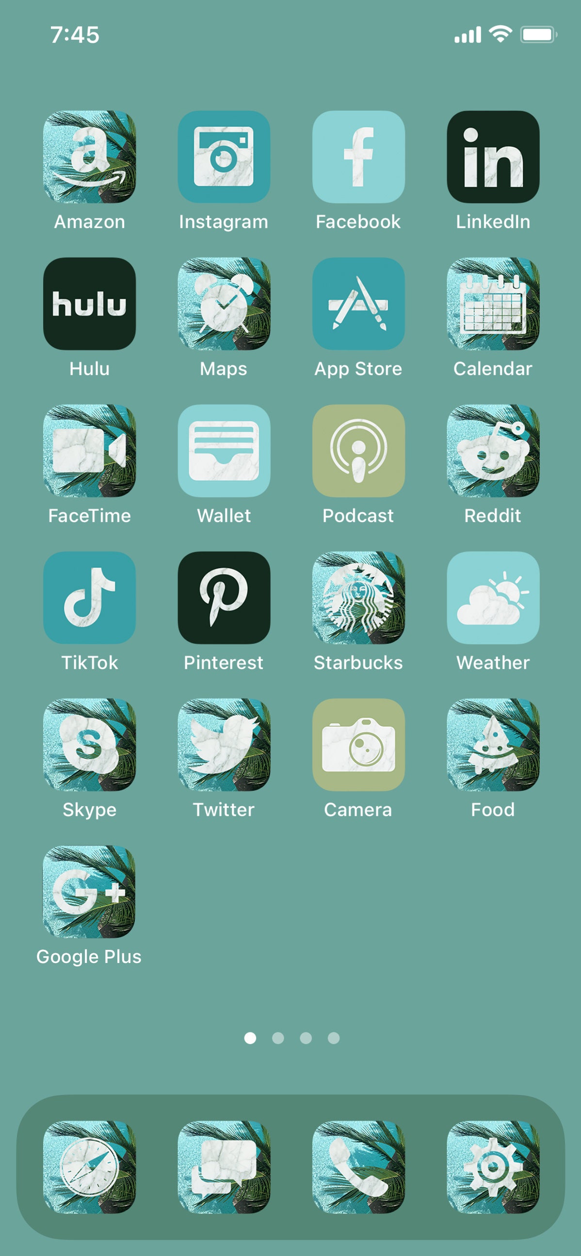 70 Aesthetic Ios 14 Beach Themed App Icons Pack Custom iPhone Ios 14