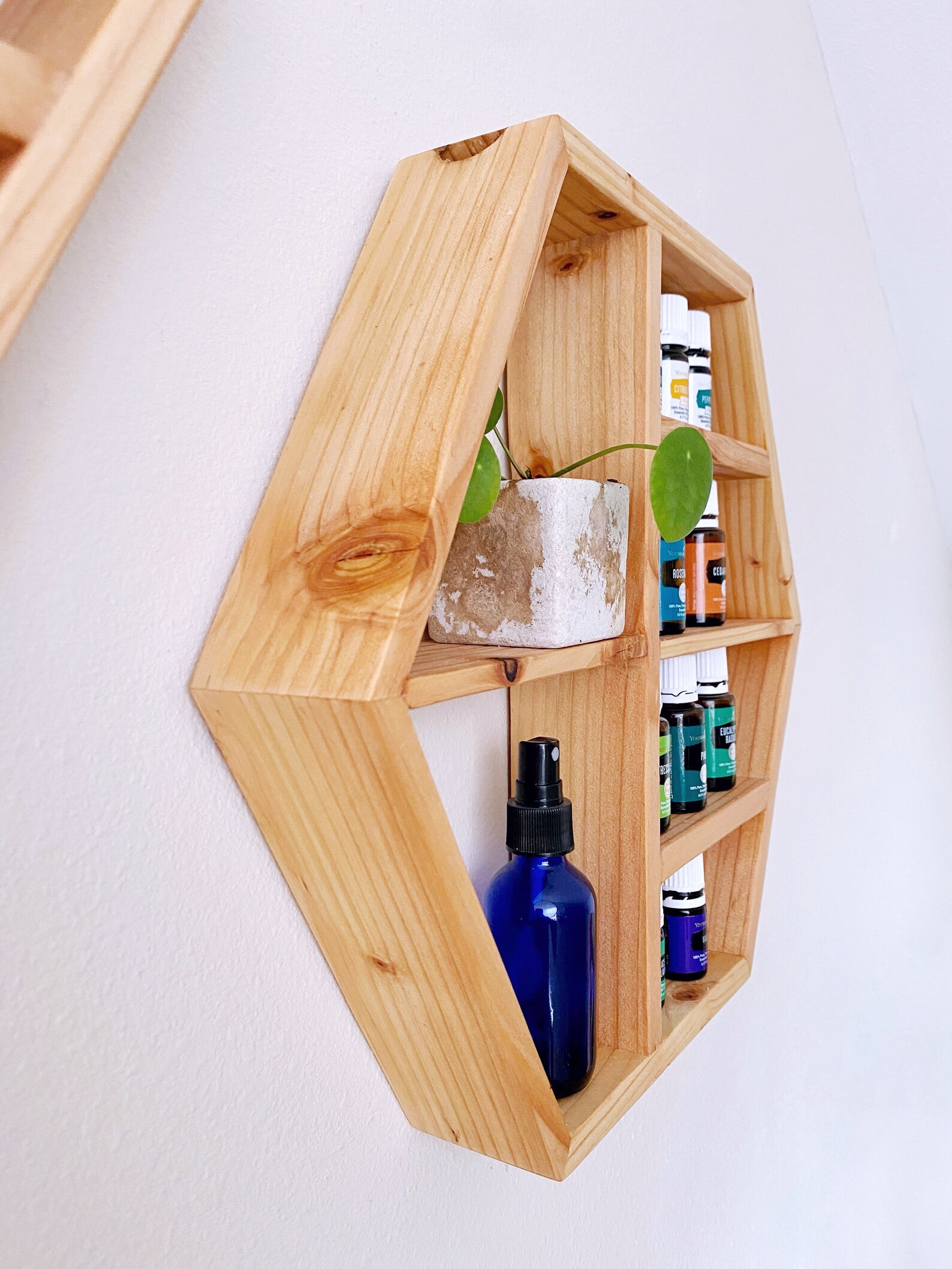 ARTSEWPLY Katzen Wandregal - Rustikales Holzregal Für Deko & Aufbewahrung