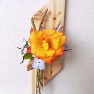 Mid Century Modern Test Tube Bud Vase  - Rustic Mid-Century Home Decor - Wall Art - Housewarming Gift