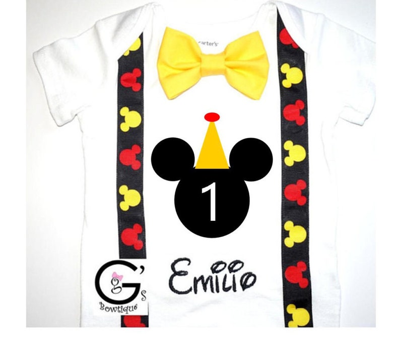 mickey mouse clubhouse 1st birthday outfit
