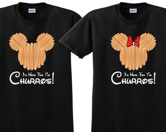 CHURROS Disney Vacation Disney gruppo camicie Disney corrispondenza camicie Disney camicie personalizzate Disney camicie famiglia