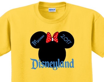 DISNEYLAND Disney Vacation Disney Group Shirts Disney Matching Shirts Disney Personalized Shirts Disney Family Shirts