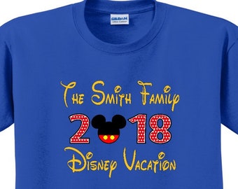 FAMILY DISNEY VACATION Disney Vacation Disney Group Shirts Disney Matching Shirts Disney Personalized Shirts Disney Family Shirts