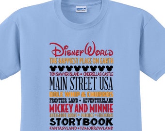 DISNEY WORLD Disney Vacation Disney Group Shirts Disney Matching Shirts Disney Personalized Shirts Disney Family Shirts