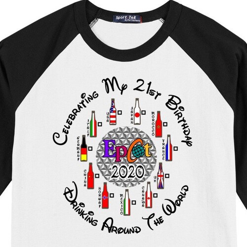 21st Birthday Epcot Tshirt Epcot - Etsy