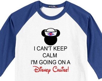 CANT KEEP CALM Cruise Disney Vacation Group Camisas Disney Matching Camisas personalizadas Disney Camisetas de Disney