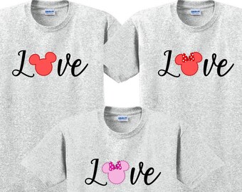 DISNEY LOVE Disney Vacation Disney Group Camisas Disney Camisetas personalizadas Disney Camisas Disney Familia