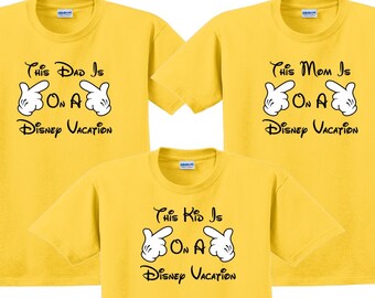 THIS FAMILY.. Disney Vacation Disney Group Shirts Disney Matching Shirts Disney Personalized Shirts Disney Family Shirts