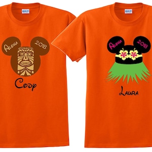 Disney Shirt POLYNESIAN LUAU Disney Vacation Disney Group Shirts Disney Matching Shirts Disney Personalized Shirts Disney Family Shirts