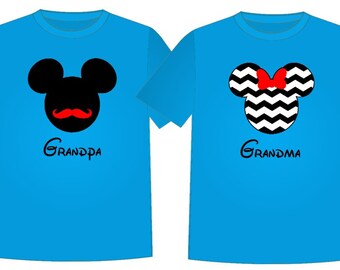 Disney Shirt CHEVRON or MUSTACHE Mickey Disney Vacation Group Shirts