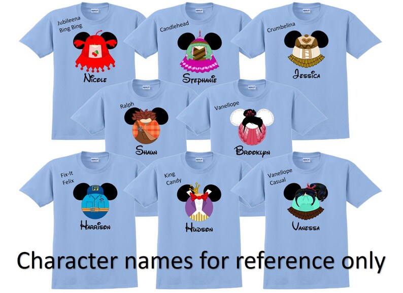 Disney Family Shirt WRECK It RALPH and VANELLOPE Disney - Etsy