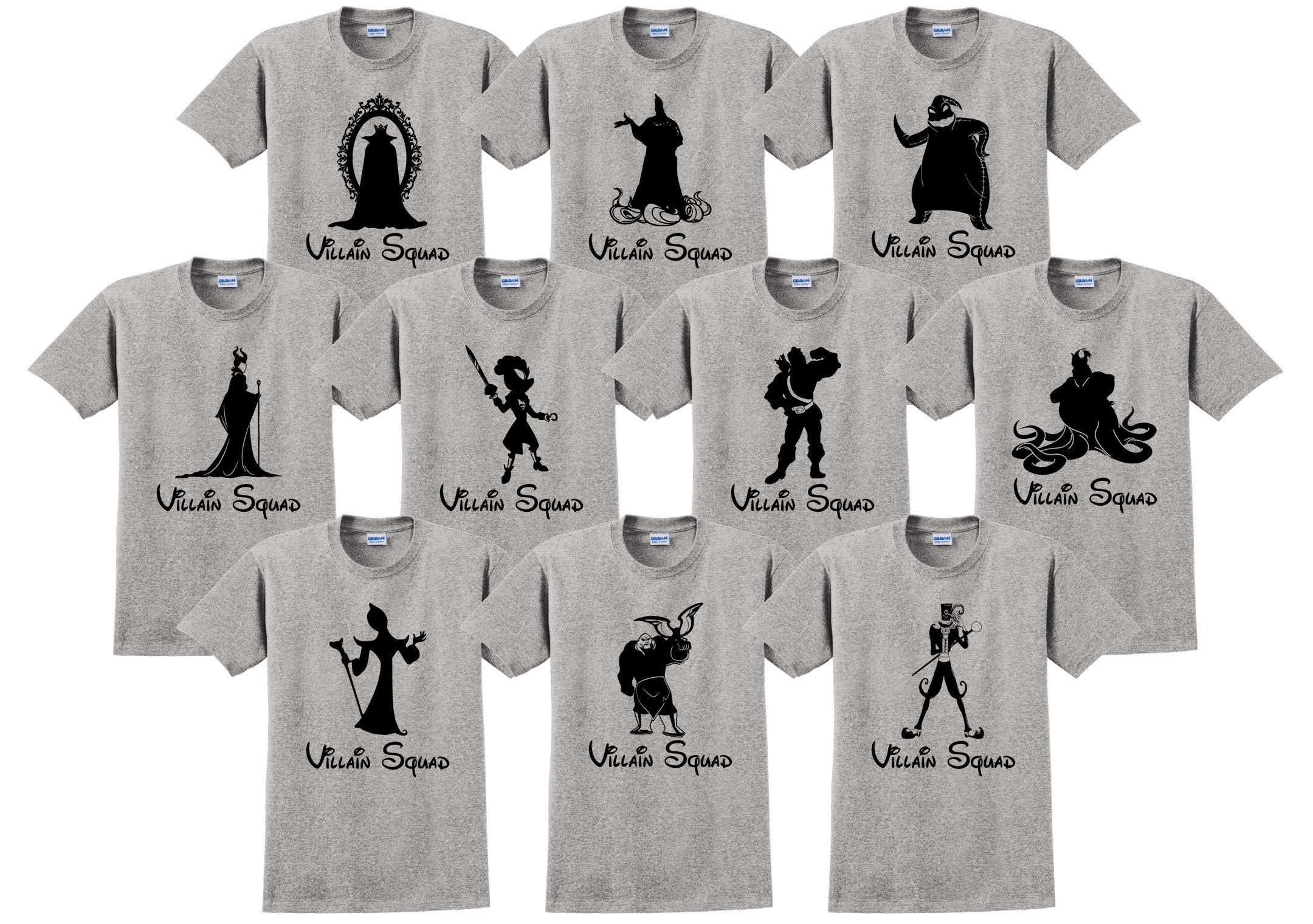 DISNEY VILLAINS SILHOUETTES Disney 