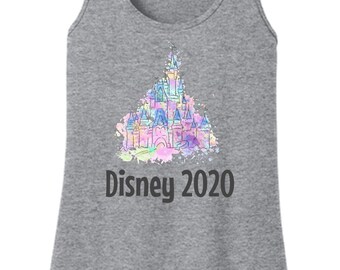 Watercolor Castle Disney Vacation Group Shirts Disney Family Shirts