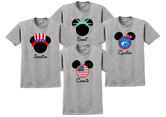 disney fourth of july shirts