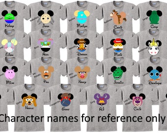 Disney World Shirt TOY STORY SET Disney Vacation Disney Group Shirts Disney Matching Shirts Disney Personalized Shirts Disney Family Shirts