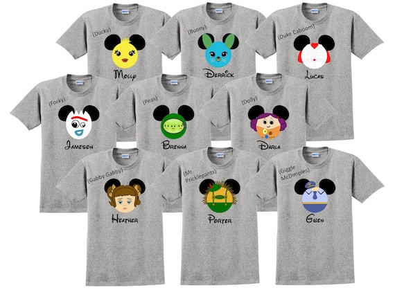 Disney Family Shirt TOY STORY SET Disney Vacation Disney Group Shirts Disney  Matching Shirts Disney Personalized Shirts Disney Tee Shirts -  Canada