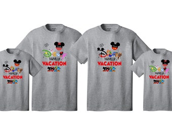 DISNEY VACATION 2022 Disney Vacation Disney Group Shirts Disney Matching Shirts Disney Personalized Shirts Disney Family Shirts