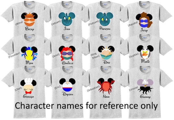 disney group shirts