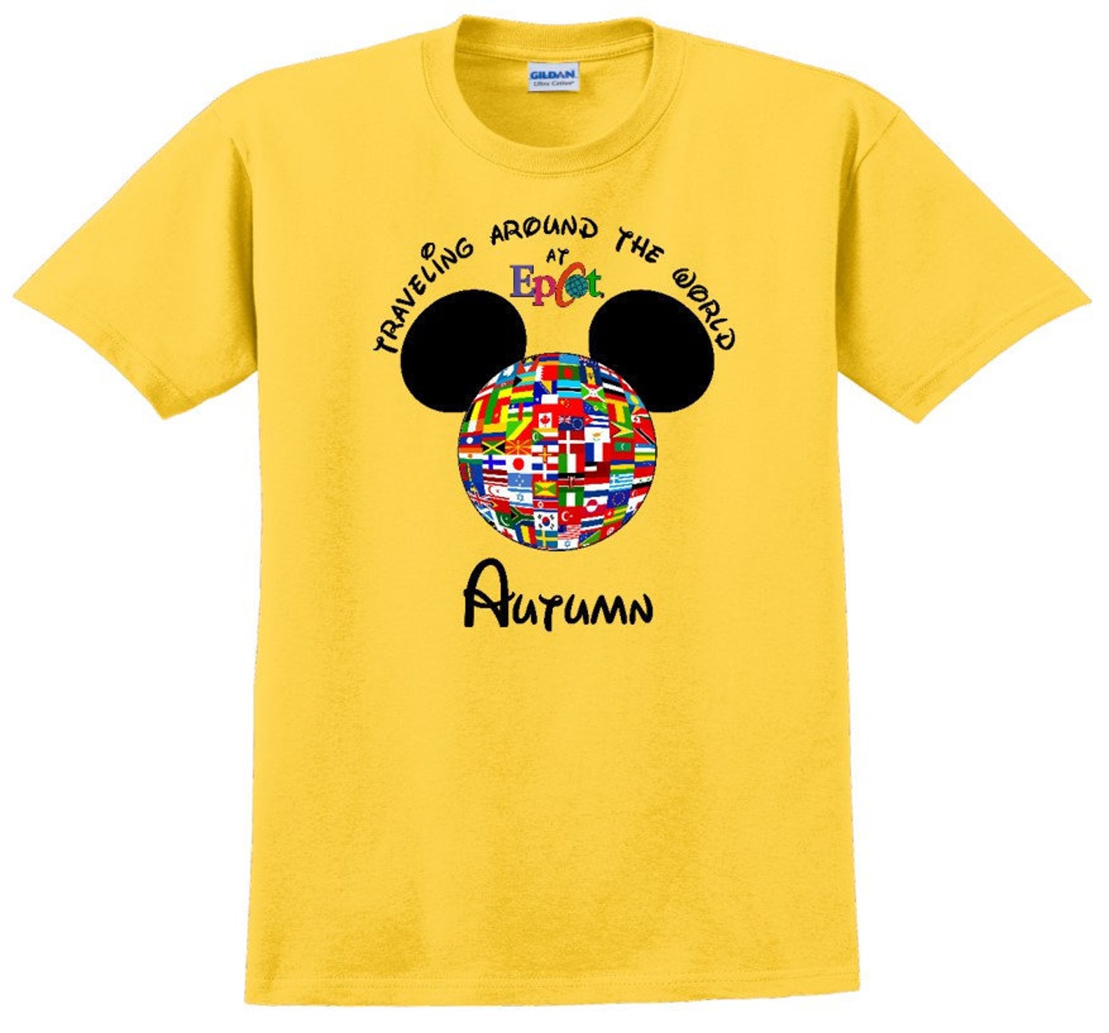 EPCOT TRAVELING WORLD Disney Vacation Disney Group Shirts