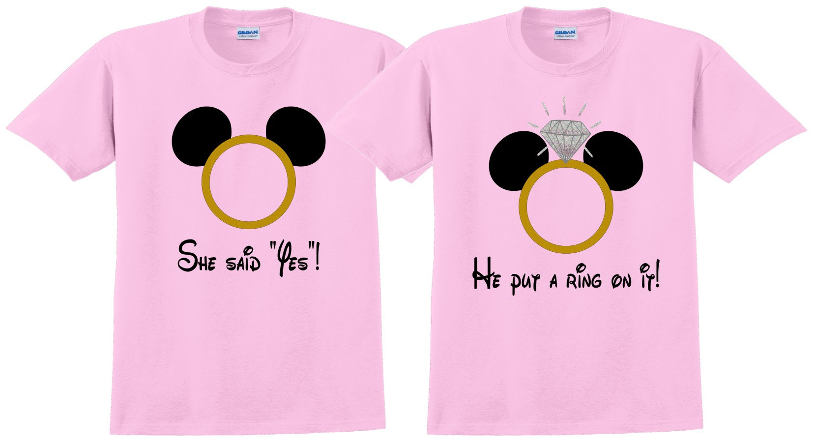 Disney Shirt MOUSE ENGAGEMENT Disney Vacation Disney Group Shirts Disney  Matching Shirts Disney Personalized Shirts Disney Family Shirts - Etsy, image size:1658x909