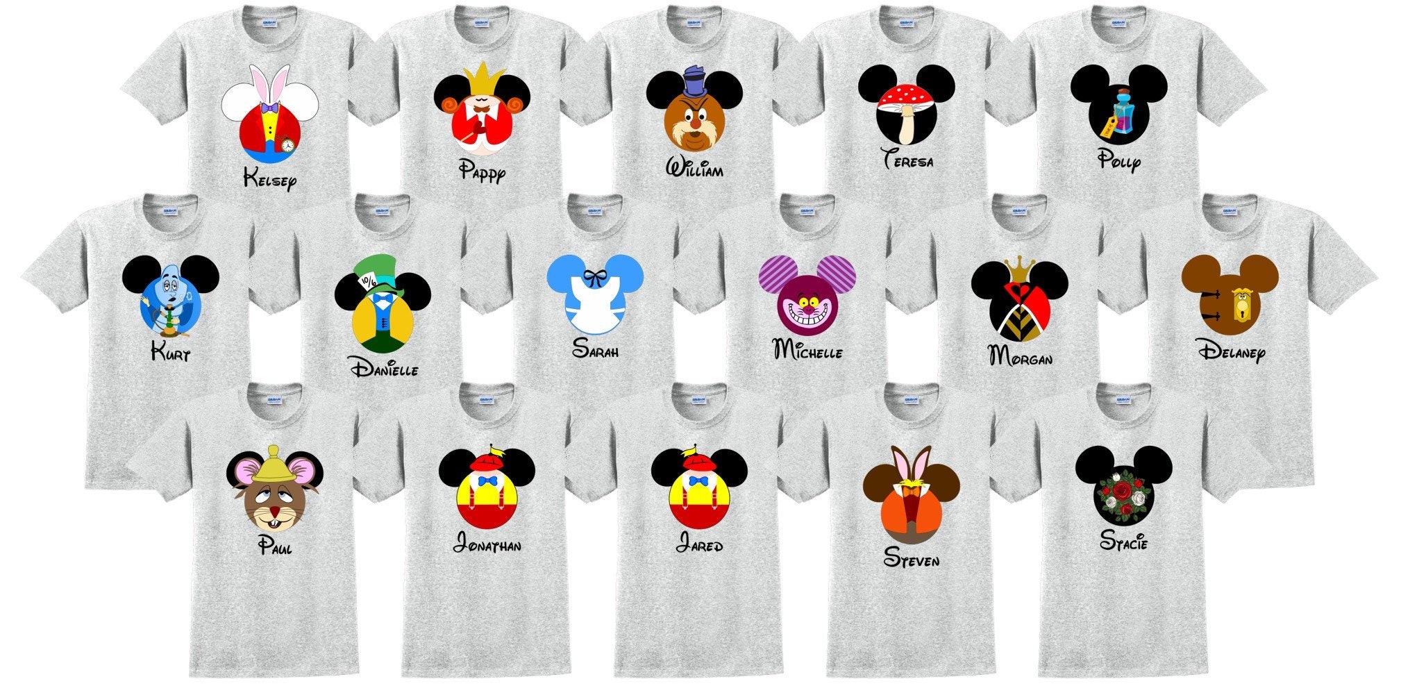 disneyland group shirts