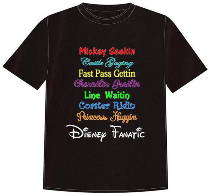 DISNEY FANATIC Disney Vacation Disney Group Shirts Disney Etsy