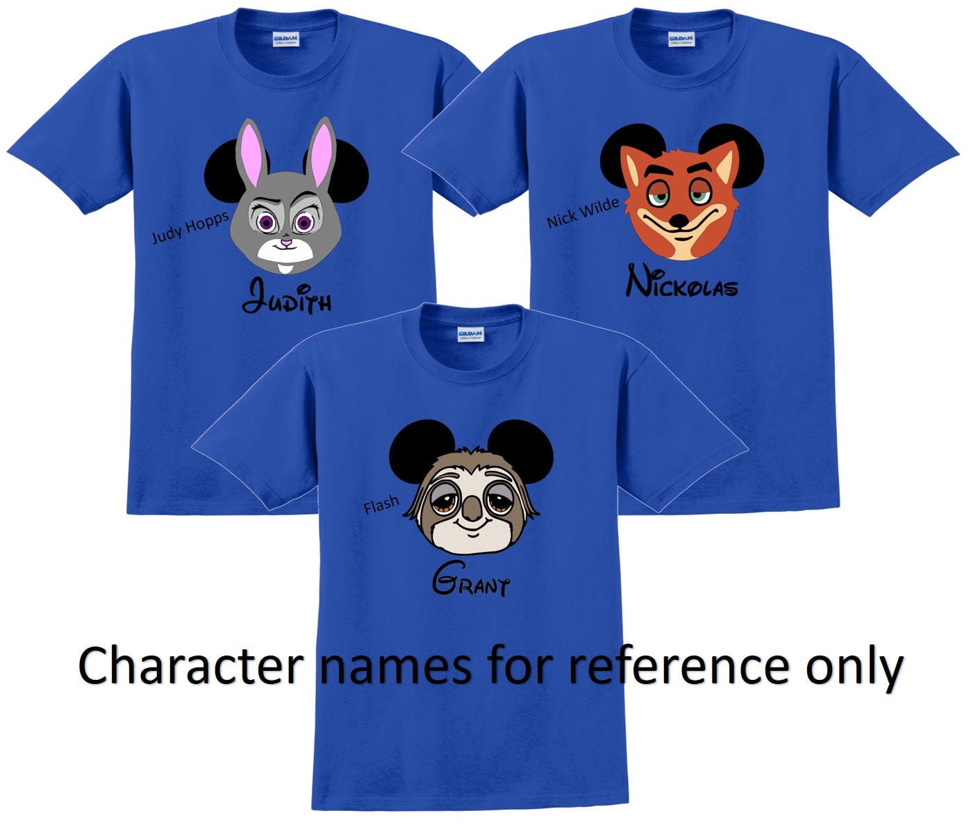 ZOOTOPIA Disney Vacation Disney Group Shirts Disney Matching Etsy