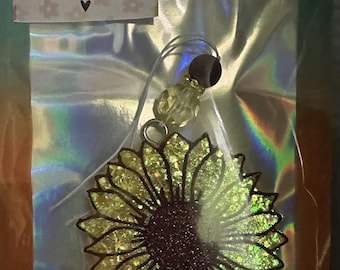 Aromatizante de girasol para coche, accesorio perfumado para coche