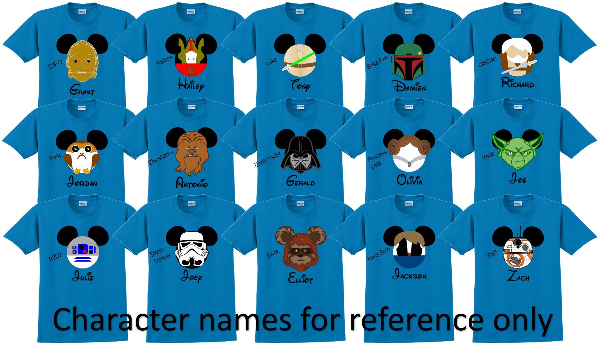 Star wars family 2025 vacation t shirt