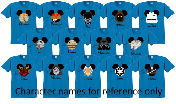 STAR WARS Disney Vacation Disney Group Shirts Disney Matching Shirts Disney  Personalized Shirts Disney Family Shirts -  Canada