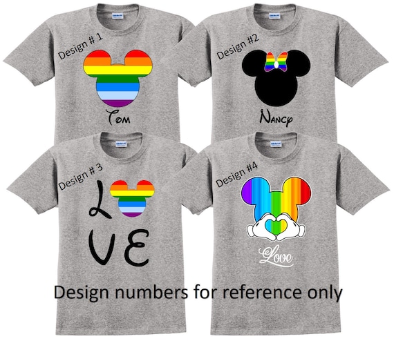 Rainbow disney shirt top
