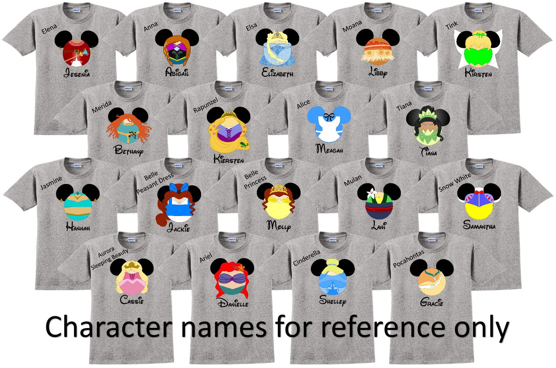 disneyland group shirts