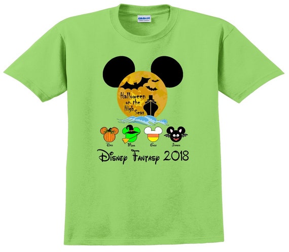 HALLOWEEN CRUISE SHIRTS Disney Vacation Disney Group Shirts - Etsy