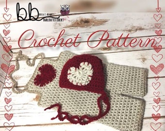 Overalls and Bonnet Set - PDF PATTERN ONLY - Crochet - Size Newborn Only
