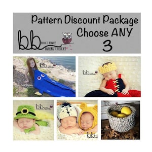 Design Discount Pattern Package  CHOOSE ANY 3